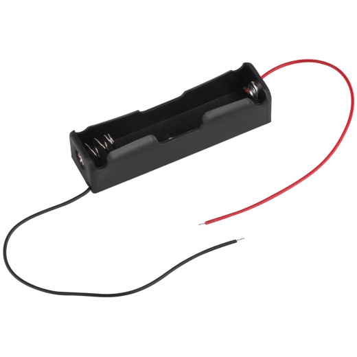 1 X 18650 Battery Holder With 6" Leads