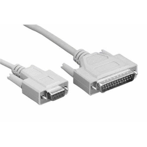 Dalco 10 Ft. Beige DB9F/DB25M Molded AT Modem Cable