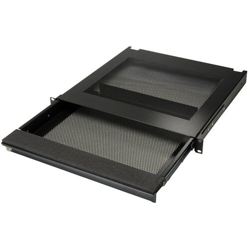 Penn-Elcom Ex-6301B 19" Lockable Vented Laptop Drawer 1Ru