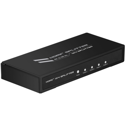 HDMI 2.0 Premium 4K 60 Hz 1-Input 4-Output Hdcp 2.2 Amplified Splitter