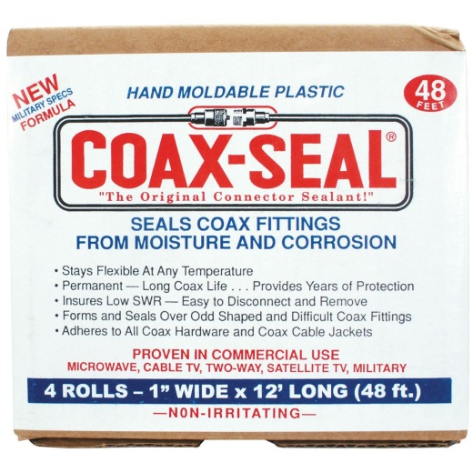 Coax-Seal Moisture Proof Sealing Tape 1" X 12 Ft. Pro Pack
