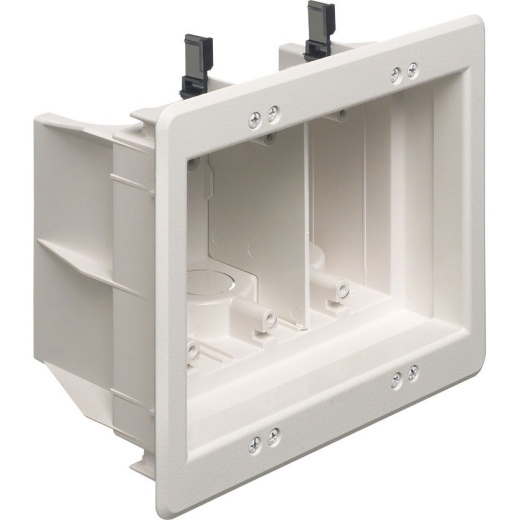 Arlington Industries DVFR3W 3-Gang Recessed Indoor High/Low Voltage Inbox