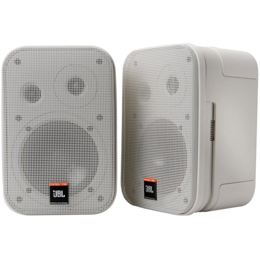 JBL Control 1 Pro-W 5-1/4" 2-Way Shielded Speaker Pair White