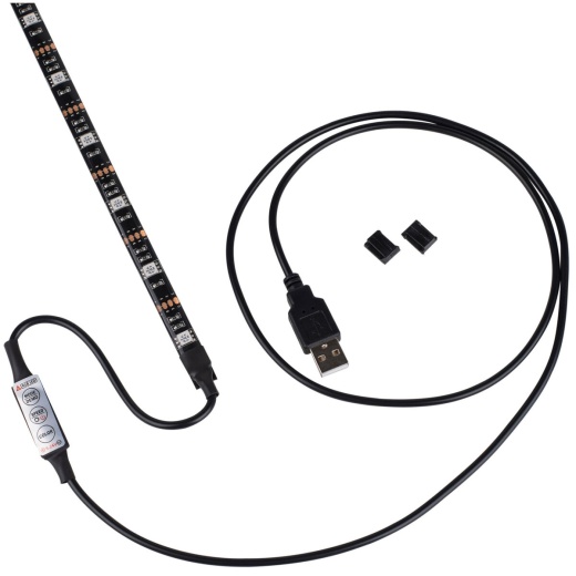 Home Theater 2M RGB LED TV Backlight with Three Button Control - 5V USB Powered