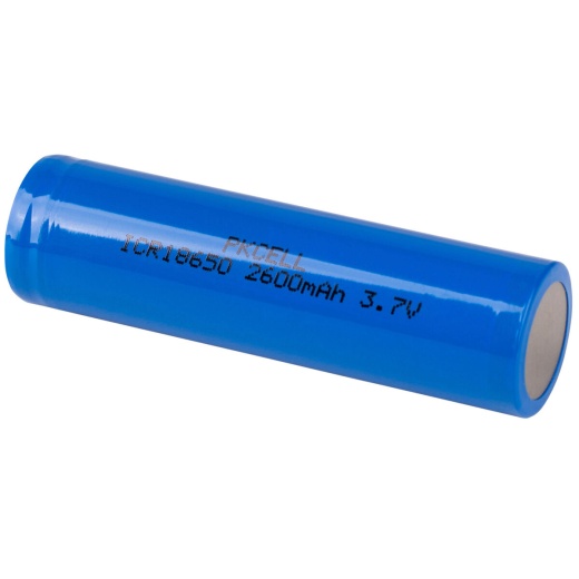 Pkcell Flat Top 18650 Li-Ion 3.7V 2600Mah Rechargeable Battery