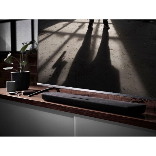 Yamaha Yas-109 35" Sound Bar with Bluetooth and Dual Built-In Subwoofers and Alexa Built-In