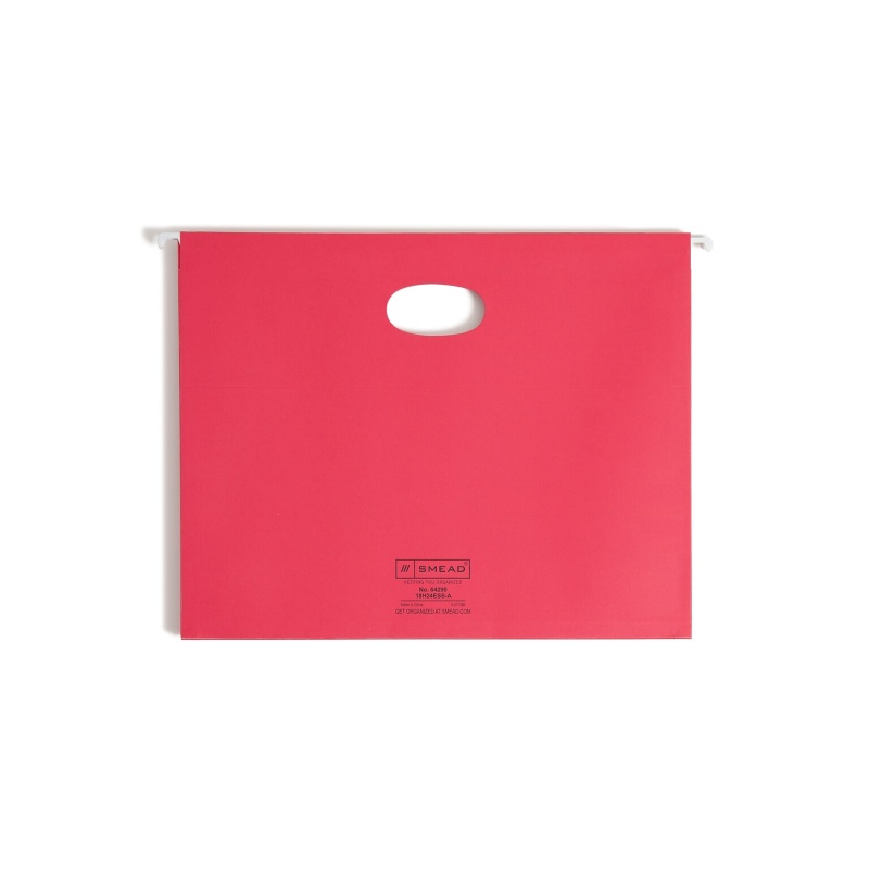 Smead Hanging File Folders, 3 1/2" Expansion, Letter Size, Assorted Colors, 4/Pack (64290)