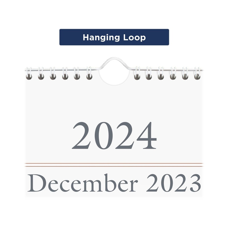 2024 At-A-Glance 12" X 27" Three-Month Wall Calendar, White/Black (Sw115-28-24)