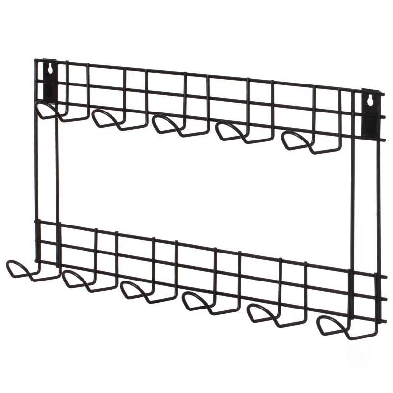 Wall Mount Garden Tool Storage Rack Hook On Garage, Garden And Yard, Black