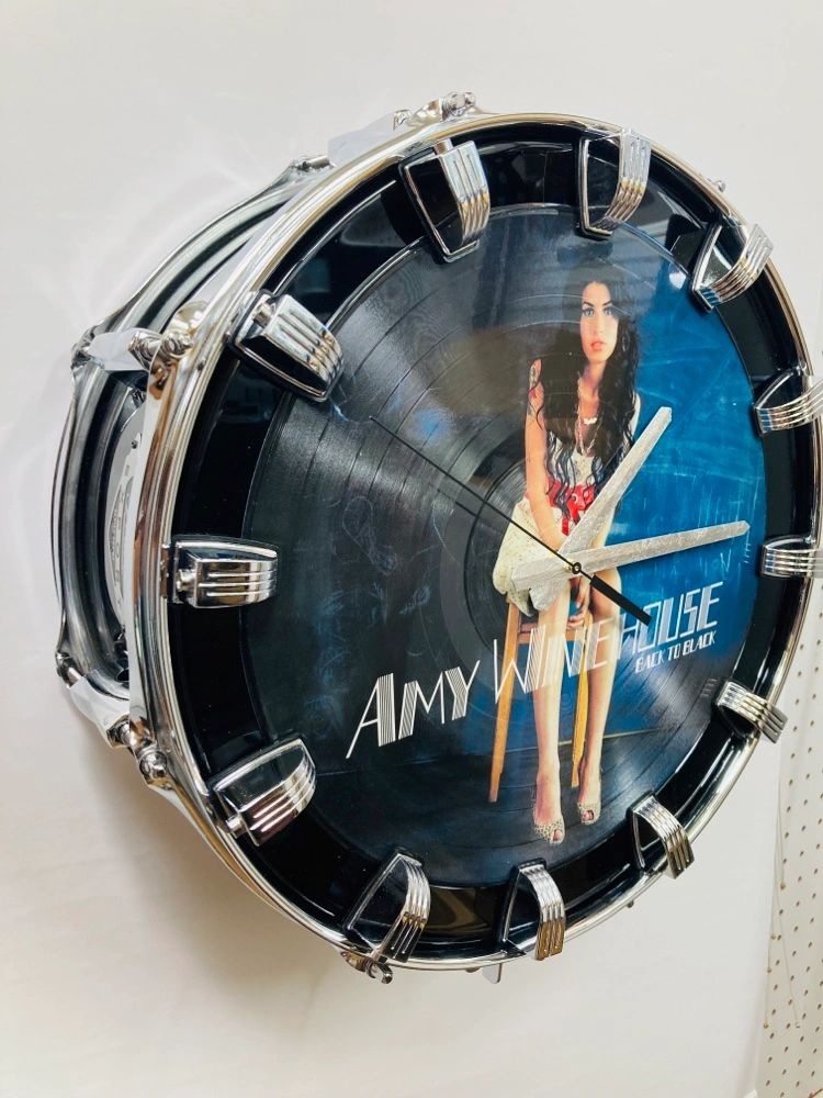 Amy Winehouse Snare Drum Wall Clock