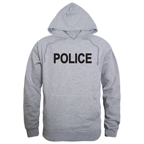 Graphic Pullover, Police, H.Grey, s