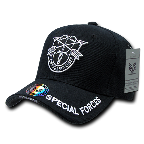Deluxe Milit. Caps, Special Arrow, Black