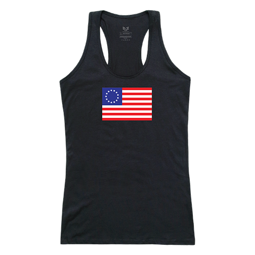 Graphic Tank, Betsy Ross 2, Blk, Xl