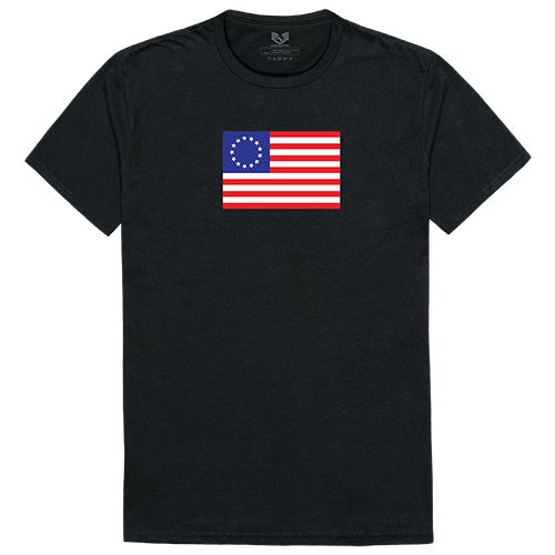 Relaxed Graphic T, Betsy Ross 2, Blk, Xl