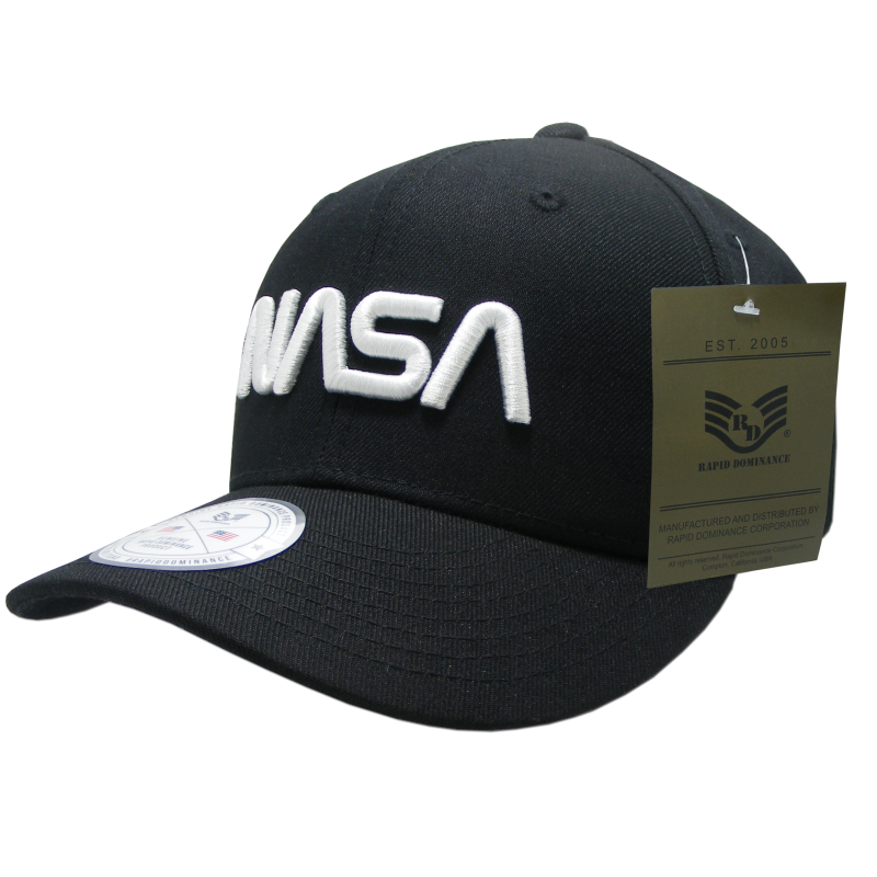 Nasa Deluxe Caps, Worm, Black