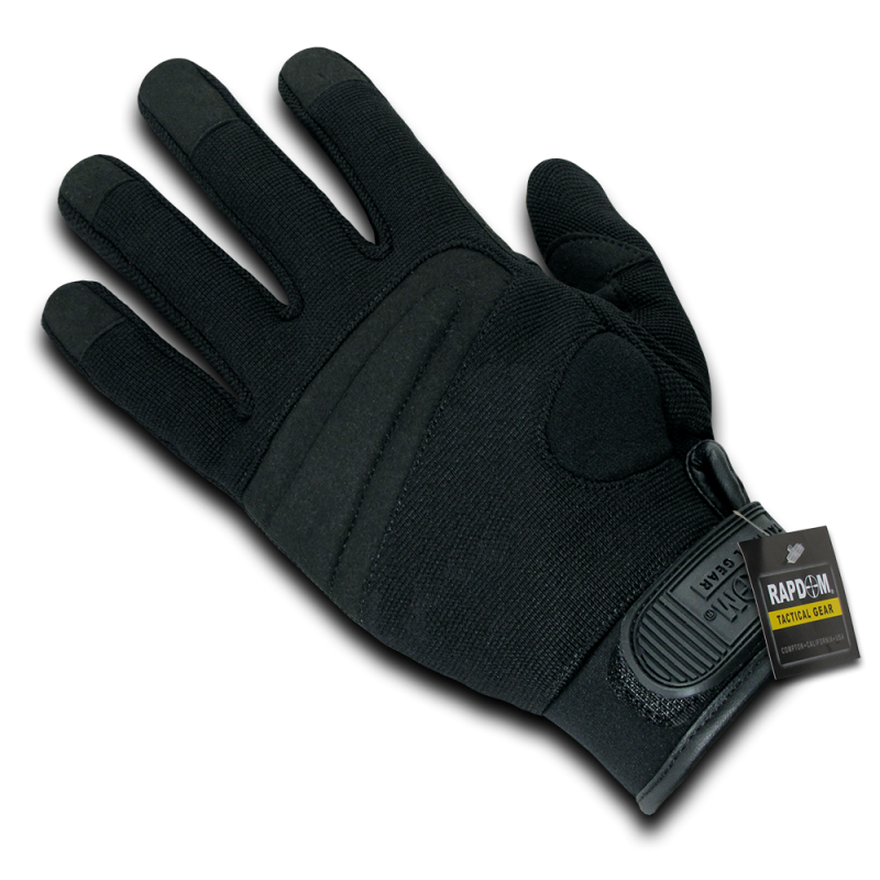 Digital Leather Glove, Black, s