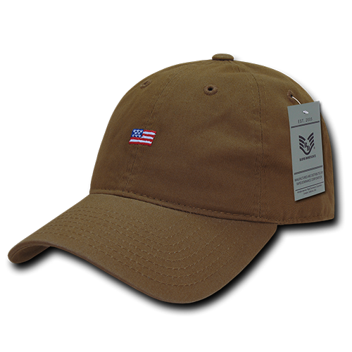Relaxed Graphic Cap, Small Usa Flag, Coy