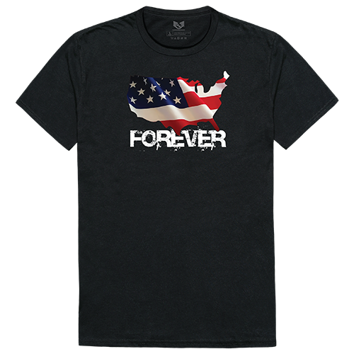 Relaxedgraphict,Forever Usa Map, Blk, l