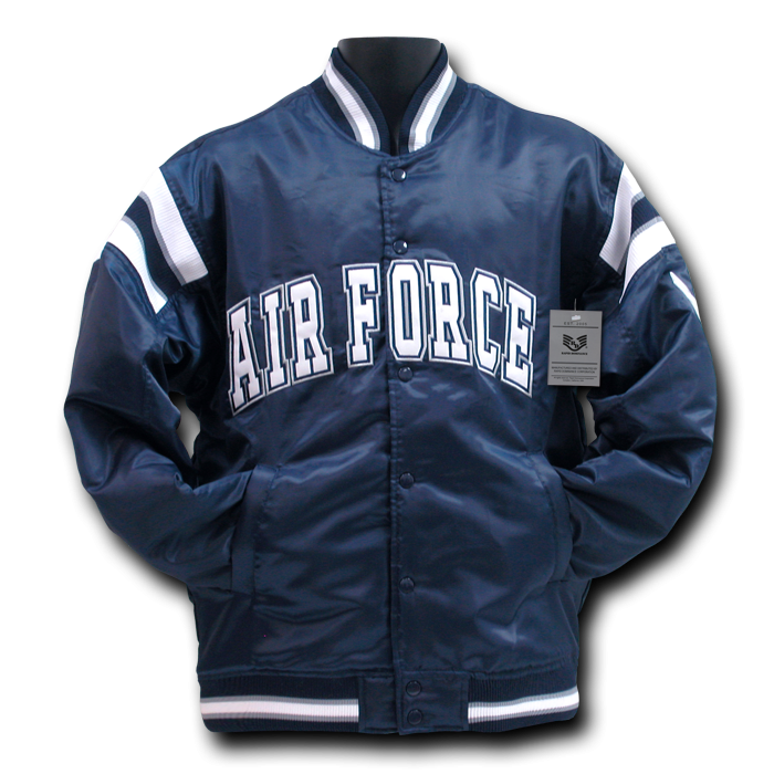 Satin Jackets, Air Force, Navy, Xl