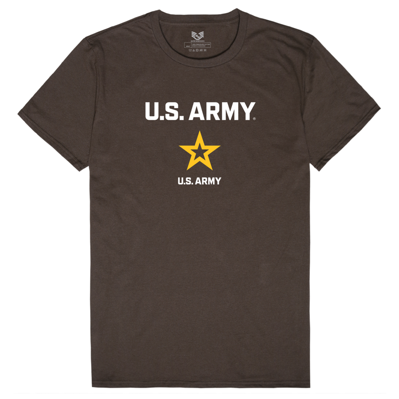 Relaxed Graphic T's,Us Army 56 Brown, Xl