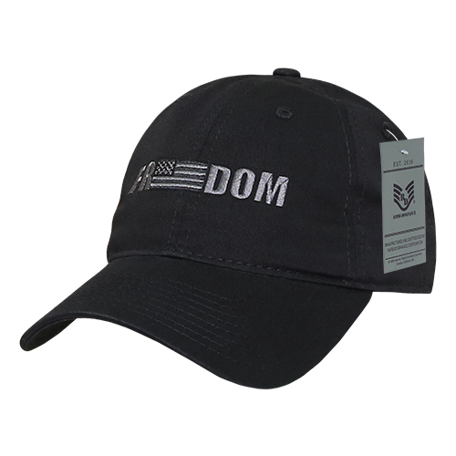 Relaxed Graphic Cap, Freedom 1, Black 2