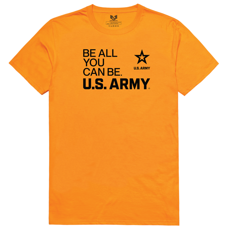 Relaxed Graphic T's,Us Army 39,Gold, Xl