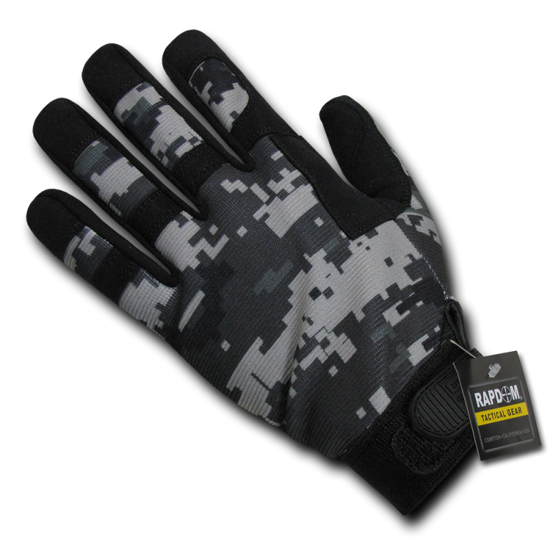 Digital Camo Tactical Glove, Urban, l