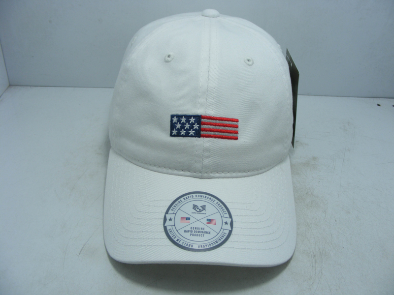 Relaxed Graphic Cap, Us Flag, White