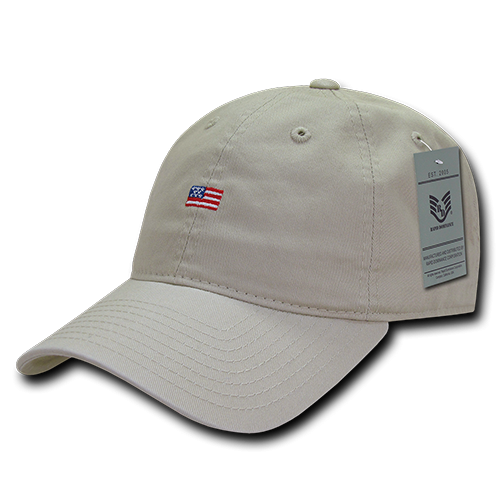Relaxed Graphic Cap, Small Usa Flag, Stn
