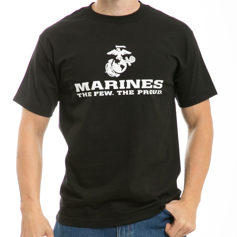 Military Graphic T's, Thefew, Black, l