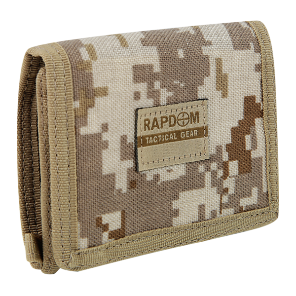 Rapdom Tactical Wallet, Desert Digital