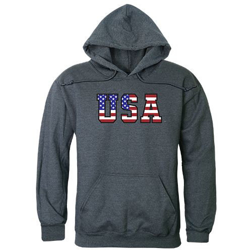 Graphic Pullover, Flag Text 2, Hch, 2x