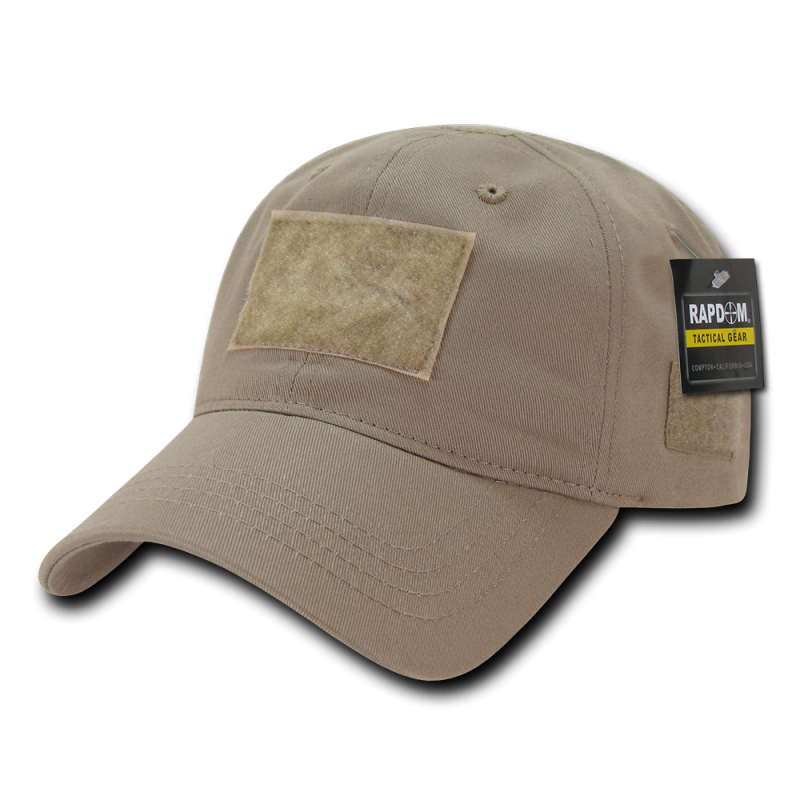 Relaxed Crown Tactical Caps, Khaki