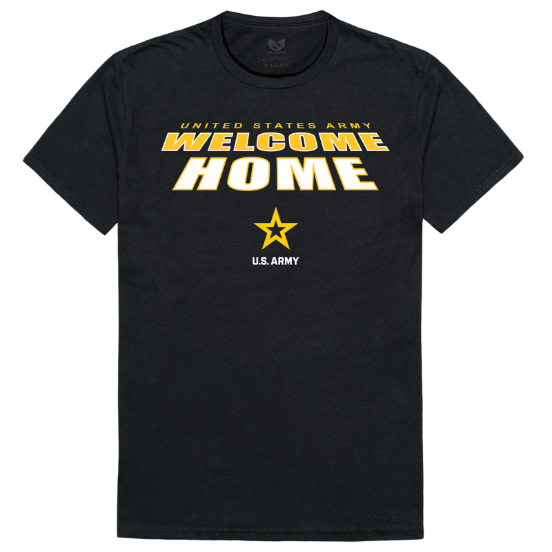 Welcome Home Tee, Us Army, Black, m