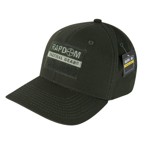Embroidered Ripstop Cap, Rdt, Olive Drab