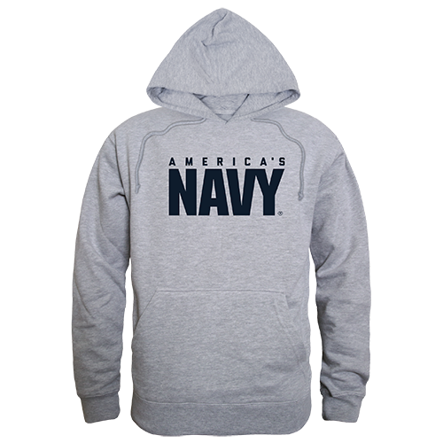Graphic Pullover, Us Navy, H.Grey, m