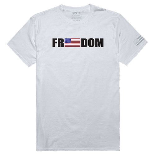 Tactical Graphic T, Freedom, Wht, l
