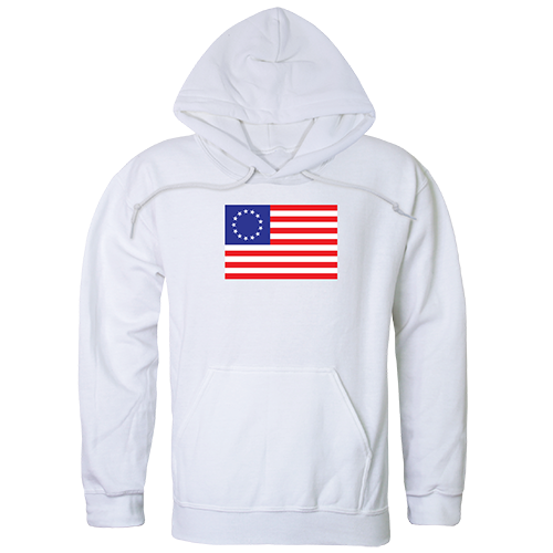Graphic Pullover, Betsy Ross 2, Wht, Xl
