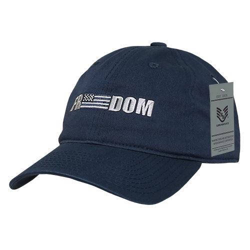 Relaxed Graphic Cap, Freedom 1, Navy