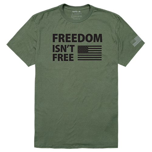 Tac. Graphic T, Freedom Isn't, Olv, S