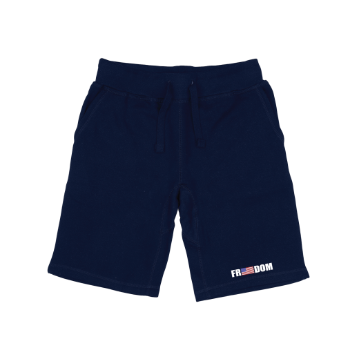 Tactical Graphic Fleece Shorts - Freedom, Nvy, M