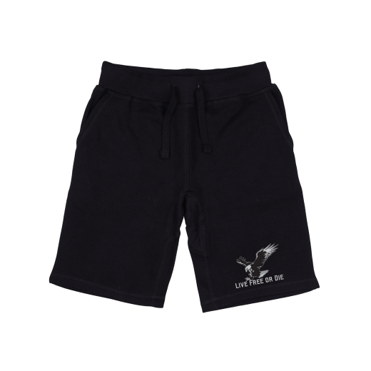 Graphic Shorts - Live Free, Blk