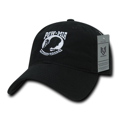 Relaxed Cotton Caps, Powmia, Black