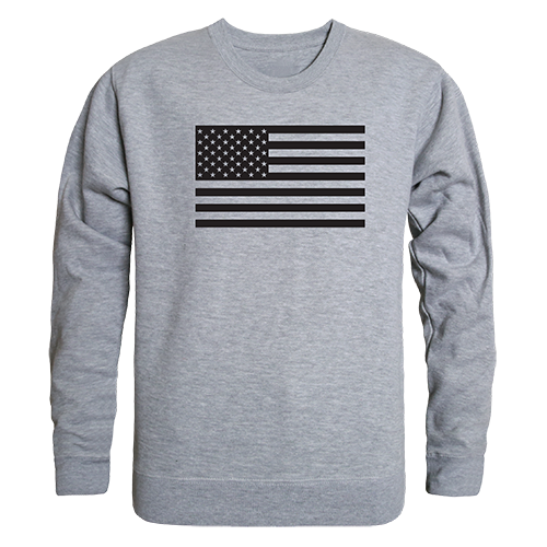Graphic Crewneck, Tonal Flag, H.Grey, L