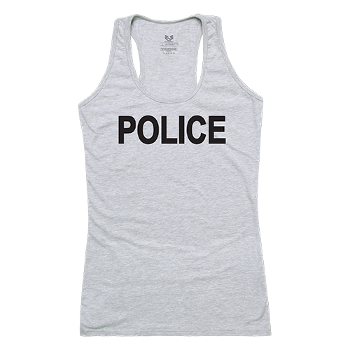 Graphic Tank, Police, H.Grey, XL - Rapid Dominance Corporation