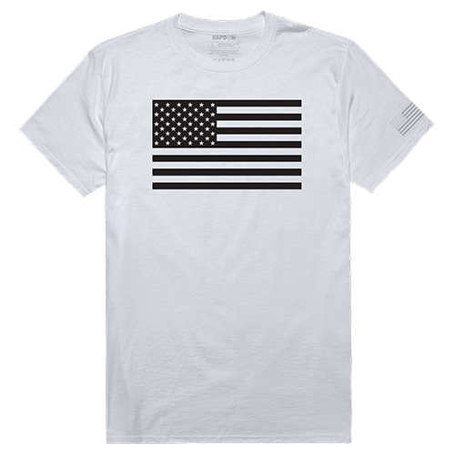 Tactical Graphic T, Tonal Flag, Wht