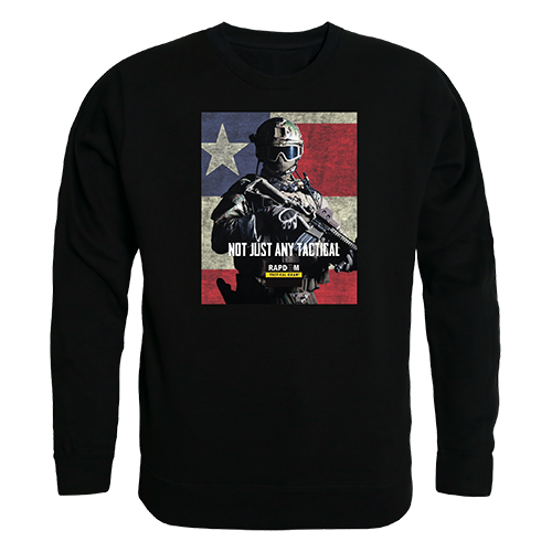 Graphic Crewneck - Not Just Any, Blk, L