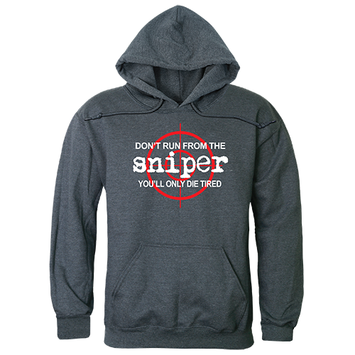 Graphic Pullover, Sniper, H.Char, Xl
