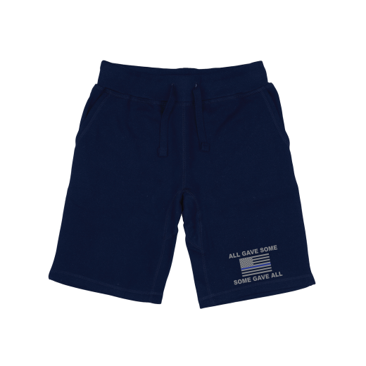 Graphic Shorts - All Gave Some Design, Navy Blue, Rapid Dominance Corporation