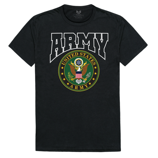 Relaxed Graphic T's, Us Army, Black, L - Comfortable and Patriotic Crew Neck Tees